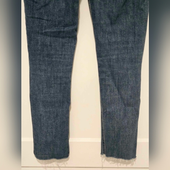 Reformation Harper high rise raw hem Destin wash skinny jeans size 23 - Picture 8 of 11